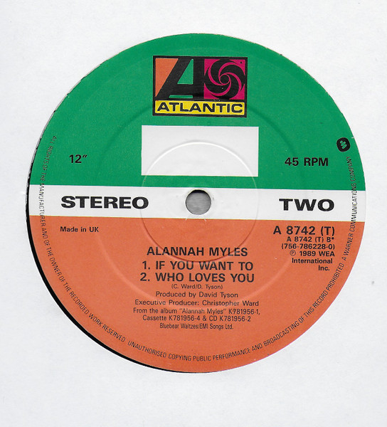 Alannah Myles - Black Velvet | Atlantic (A8742T) - 4