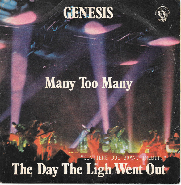 Genesis - Many Too Many / The Day The Ligh Went Out | Charisma (6079 467) - main