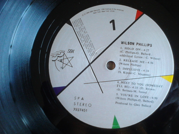 Wilson Phillips - Wilson Phillips | SBK Records (7937451) - 3