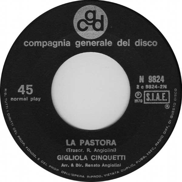Gigliola Cinquetti - La Domenica Andando Alla Messa | CGD (N 9824) - 4