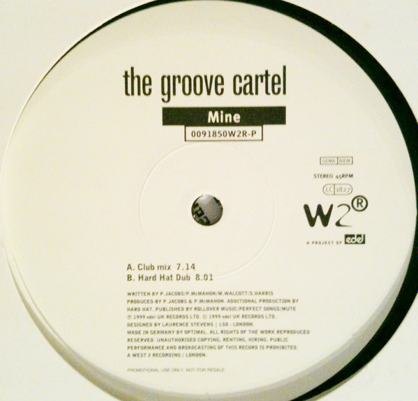 The Groove Cartel - Mine | West 2 Recordings (0091850W2R-P) - main