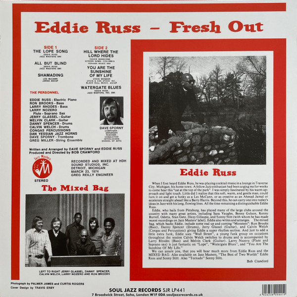 Eddie Russ - Fresh Out | Soul Jazz Records (SJR LP441) - 3