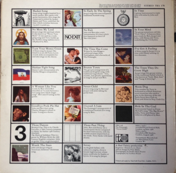 Pentangle - Sweet Child | Transatlantic Records (TRA 178) - 2 Pentangle - Sweet Child | Transatlantic Records (TRA 178) - 2