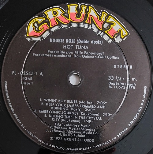 Hot Tuna - Double Dose | Grunt (FL 02545 (2)) - 4 Hot Tuna - Double Dose | Grunt (FL 02545 (2)) - 4