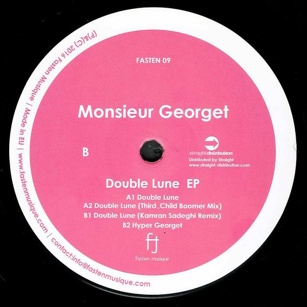 Monsieur Georget - Double Lune EP | Fasten Musique (FASTEN 09) - 2 Monsieur Georget - Double Lune EP | Fasten Musique (FASTEN 09) - 2