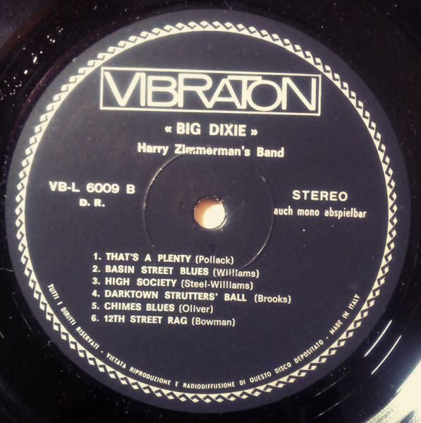 Harry Zimmerman - Big Dixie | Vibraton (VB-L 6009) - 2