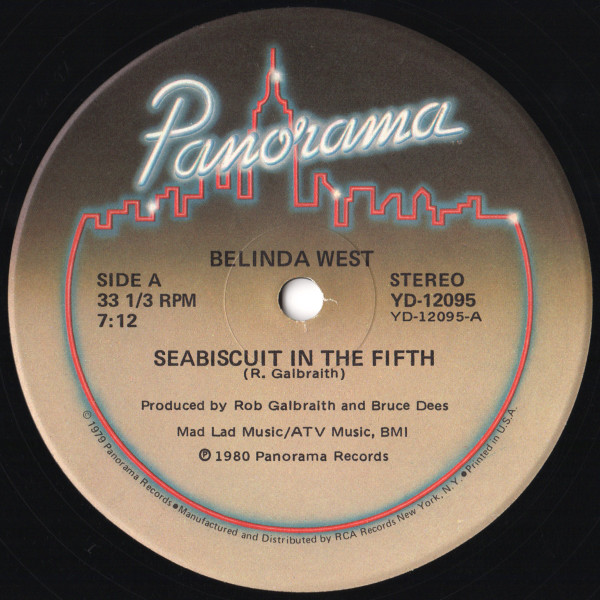 Belinda West - Seabiscuit In The Fifth / Easy | Panorama Records (YD-12095) - main