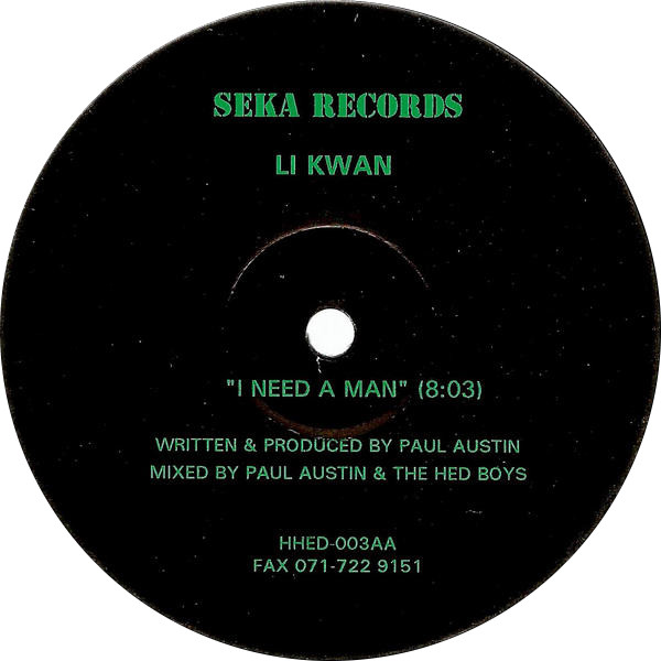 Li Kwan - Point Zero / I Need A Man | Seka Records (HHED-003) - 2