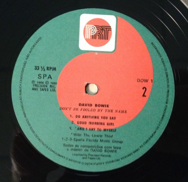 David Bowie - Don't Be Fooled By The Name | PRT (DOW 1) - 4