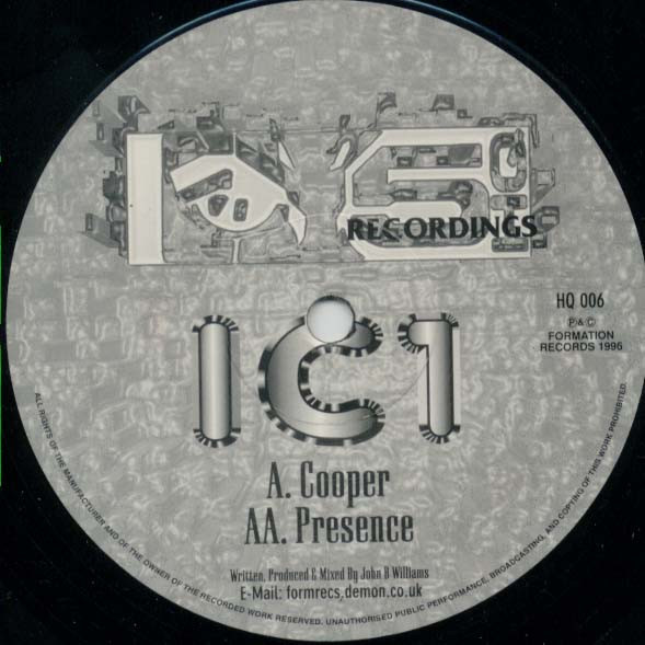 IC1 - Cooper / Presence | 5HQ Recordings (HQ 006)