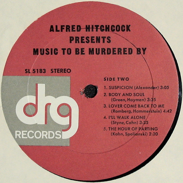 Alfred Hitchcock - Presents Music To Be Murdered By | DRG Records (SL 5183) - 4 Alfred Hitchcock - Presents Music To Be Murdered By | DRG Records (SL 5183) - 4