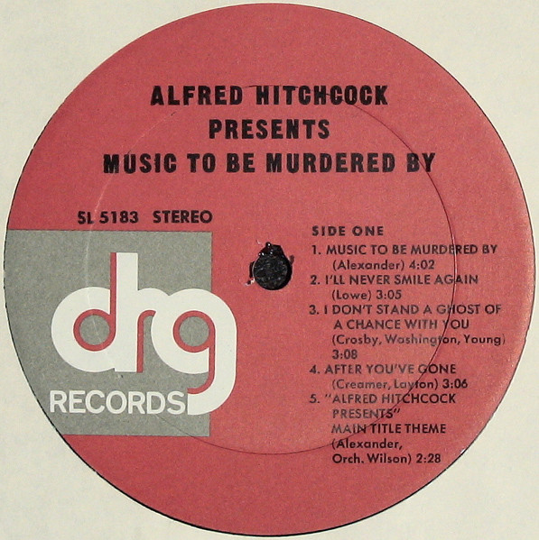 Alfred Hitchcock - Presents Music To Be Murdered By | DRG Records (SL 5183) - 3 Alfred Hitchcock - Presents Music To Be Murdered By | DRG Records (SL 5183) - 3