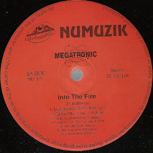 Samira / Megatronic - When I Look Into Your Eyes / Into The Fire | Numuzik Inc. (NU-171) - 2