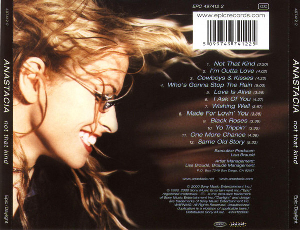 Anastacia - Not That Kind | Epic (497412 2) - 2 Anastacia - Not That Kind | Epic (497412 2) - 2
