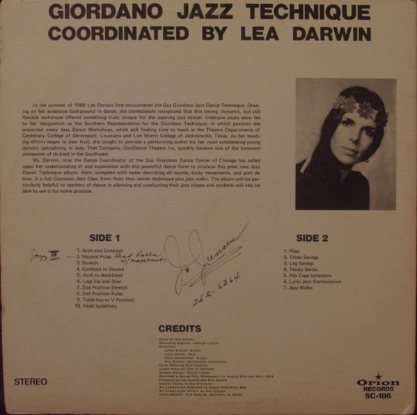 Lea Darwin - Giordano Jazz Technique | Orion (SC-186) - 2 Lea Darwin - Giordano Jazz Technique | Orion (SC-186) - 2