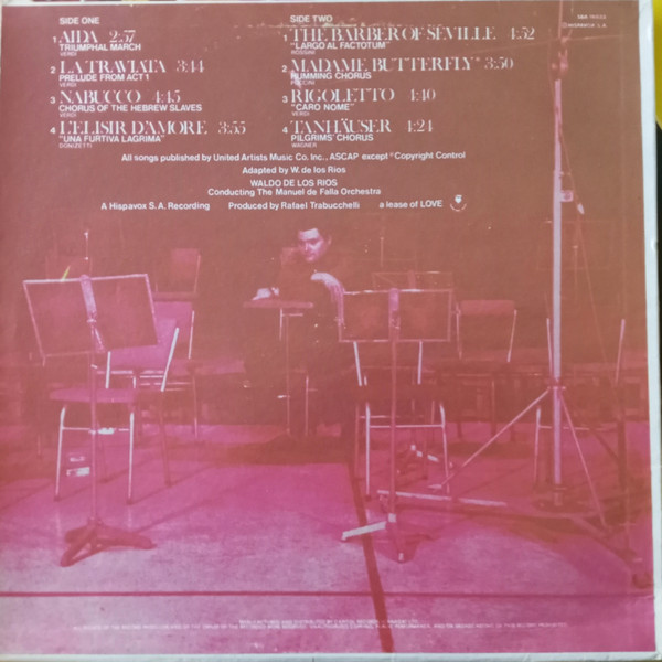 Waldo De Los Rios - Operas | Daffodil Records (SBA 16032) - 2 Waldo De Los Rios - Operas | Daffodil Records (SBA 16032) - 2