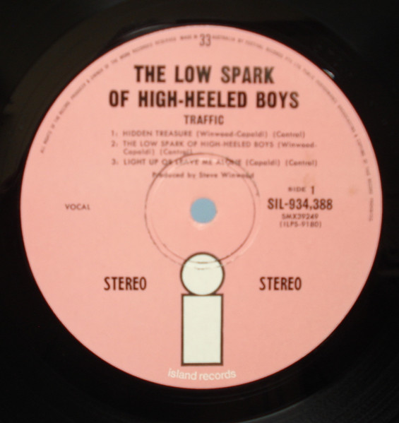 Traffic - The Low Spark Of High Heeled Boys | Island Records (SIL 934388) - 3 Traffic - The Low Spark Of High Heeled Boys | Island Records (SIL 934388) - 3