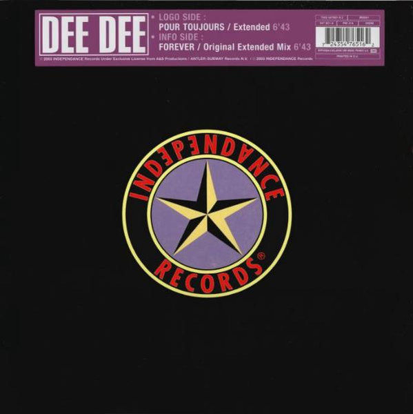 Dee Dee - Pour Toujours | Independance Records (IR0351) - main Dee Dee - Pour Toujours | Independance Records (IR0351) - main