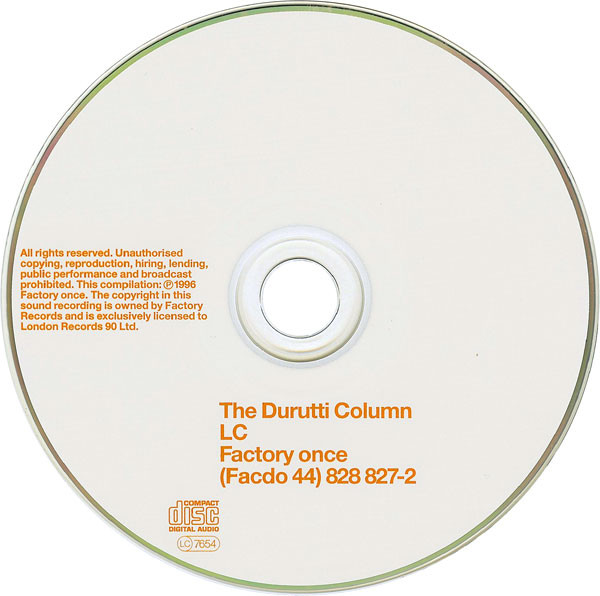 The Durutti Column - LC | Factory Once (Facdo 44) - 4 The Durutti Column - LC | Factory Once (Facdo 44) - 4