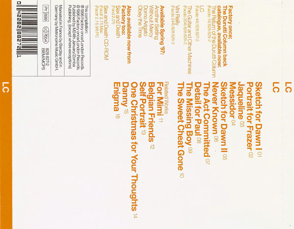 The Durutti Column - LC | Factory Once (Facdo 44) - 3 The Durutti Column - LC | Factory Once (Facdo 44) - 3