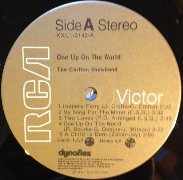 The Carlton Showband - One Up On The World | RCA Victor (KXL1-0142) - 3