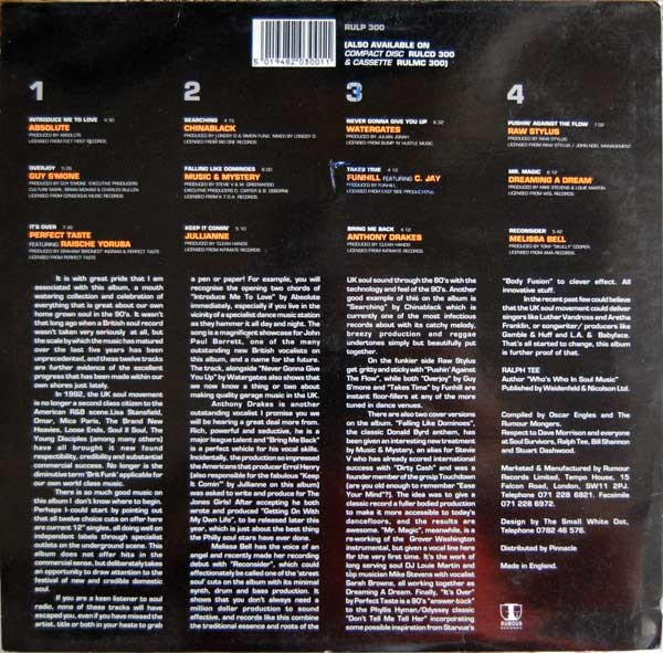 Various - Movin' On | Rumour Records (RULP 300) - 2