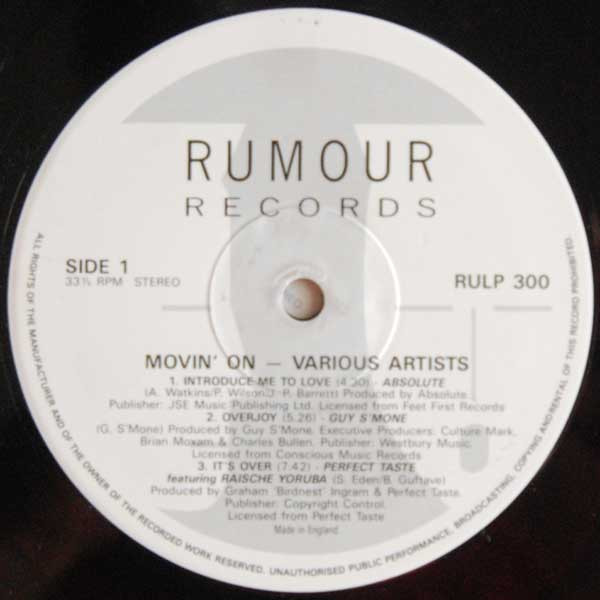 Various - Movin' On | Rumour Records (RULP 300) - 3