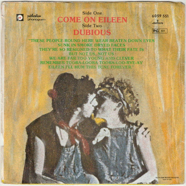 Dexys Midnight Runners & The Emerald Express - Come On Eileen | Mercury (6059 551) - 2