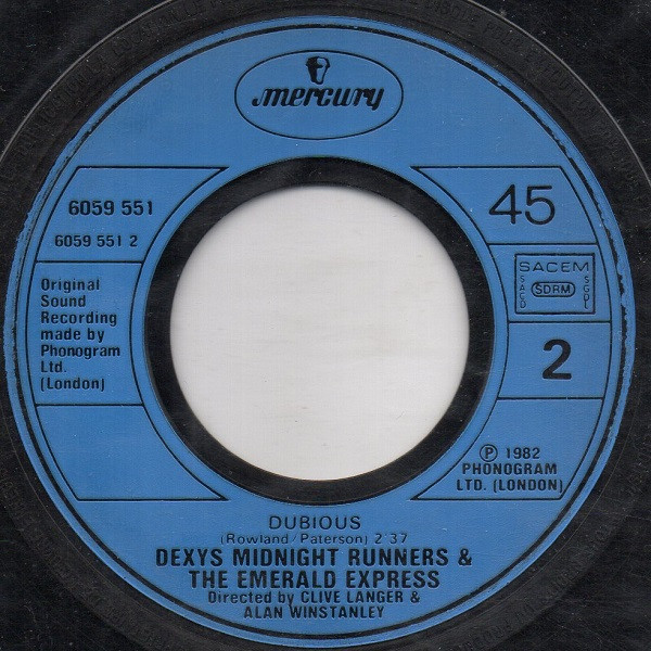 Dexys Midnight Runners & The Emerald Express - Come On Eileen | Mercury (6059 551) - 4