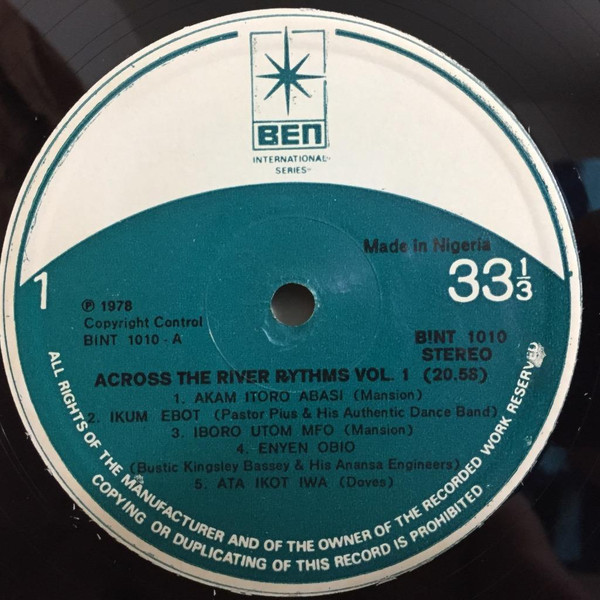 Various - Across The River Rythms Vol. 1 | Ben (BINT 1010) - 3