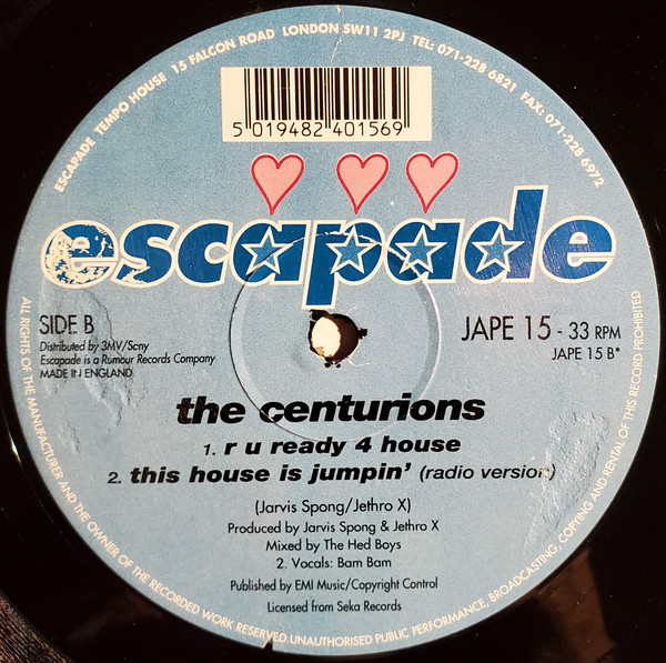 The Centurions - This House Is Jumpin' | Escapade (JAPE 15) - 2