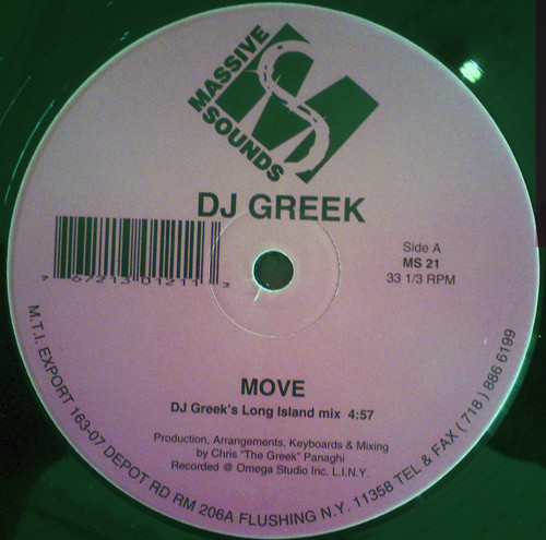 DJ Greek - Move | Massive Sounds (MS 21) - main