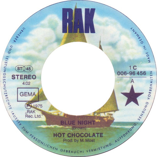 Hot Chocolate - Blue Night | RAK (1C 006-96 456) - 3