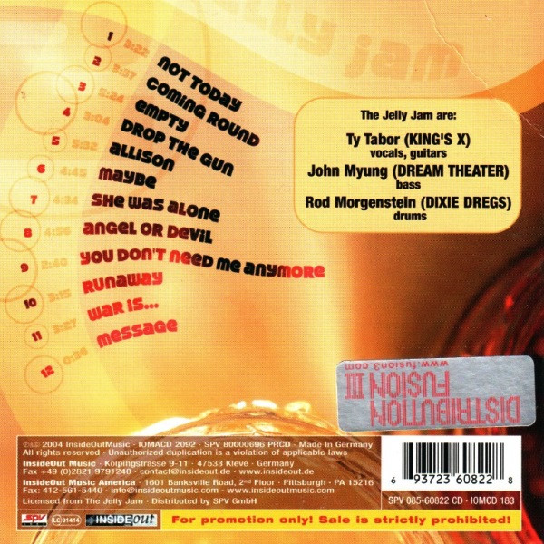 The Jelly Jam - The Jelly Jam 2 | Inside Out Music (IOMCD 183) - 2