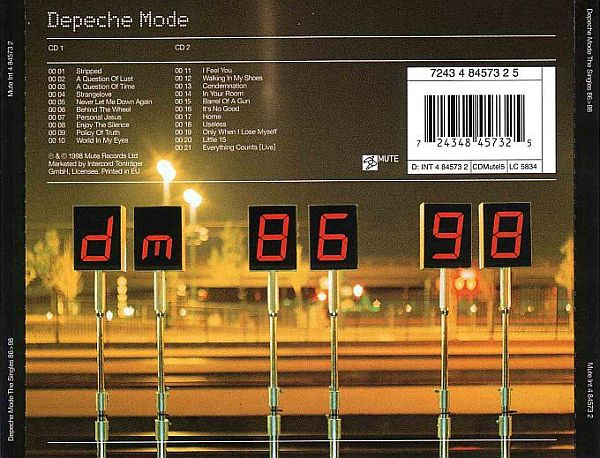 Depeche Mode - The Singles 86>98 | Mute (INT 4 84573 2) - 2