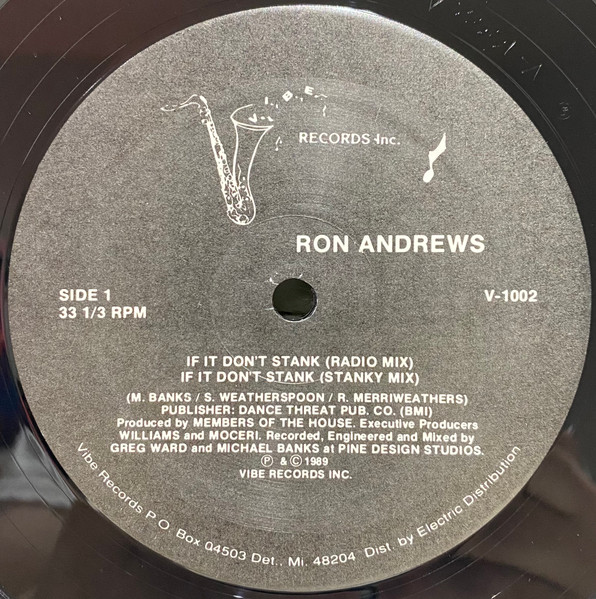 Ron Andrews - If It Don't Stank | Vibe Records (V-1002) - 3