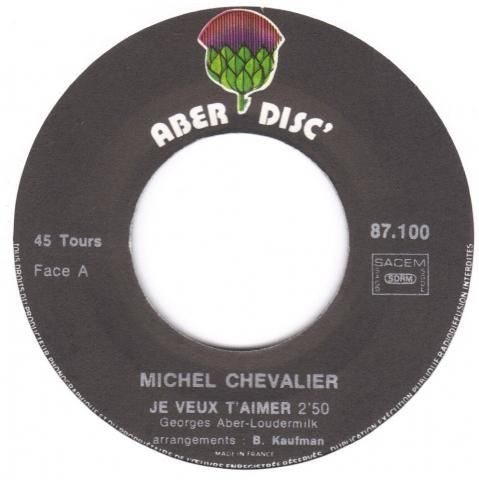 Michel Chevalier - Je Veux T'aimer | Aber Disc' (87100) - 3