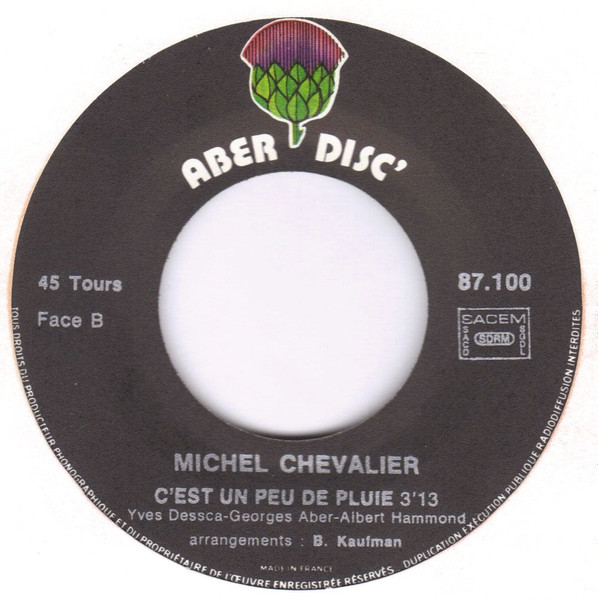 Michel Chevalier - Je Veux T'aimer | Aber Disc' (87100) - 4