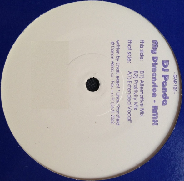 DJ Panda - My Dimension (Rmx) | Dance Paradise (GAR 126)