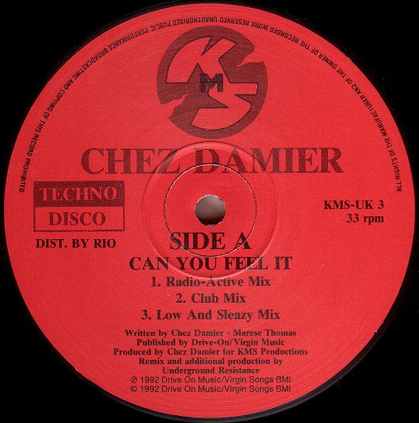 Chez Damier - Can You Feel It | KMS (KMS UK 3) - 2