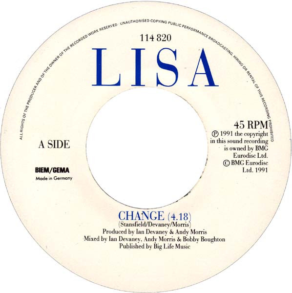 Lisa Stansfield - Change | Arista (114 820) - 3