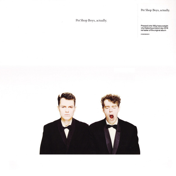 Pet Shop Boys - Actually | Parlophone (0190295832612) - main
