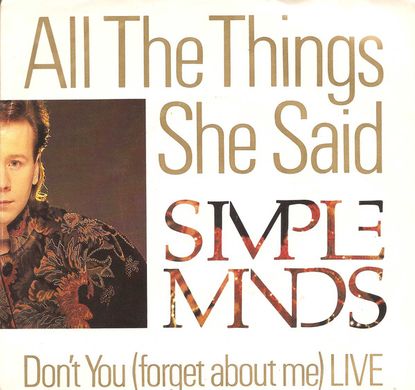 Simple Minds - All The Things She Said (7") [Vinyl] | Virgin (VS 1311)