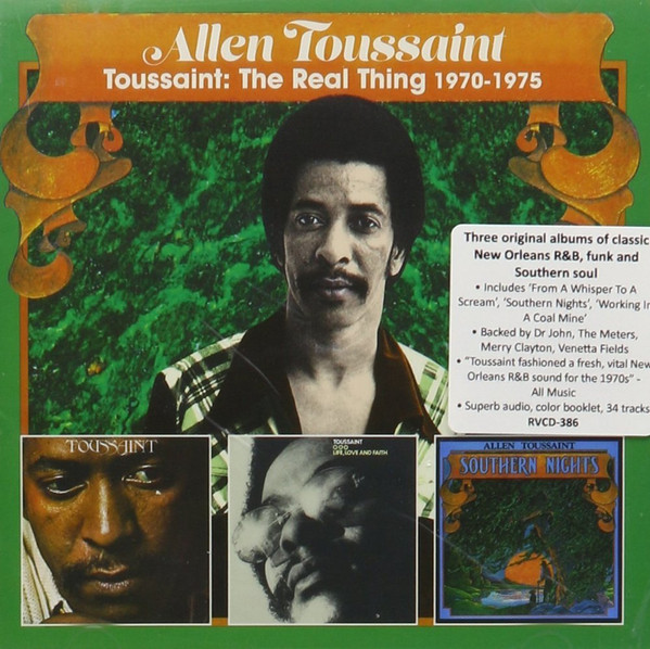 Allen Toussaint - Toussaint: The Real Thing (1970-75) | Raven Records (RVCD-386) - main