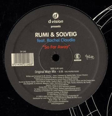 Lorenzo Rumi & Martin Solveig Feat. Rachel Claudio - So Far Away | D:vision Records (DV 546) - main