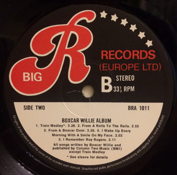 Boxcar Willie - Take Me Home | Big R Records (BRA 1011) - main