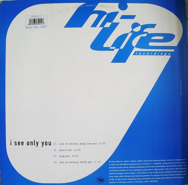 Nootropic - I See Only You | Polydor (853925-1) - 2