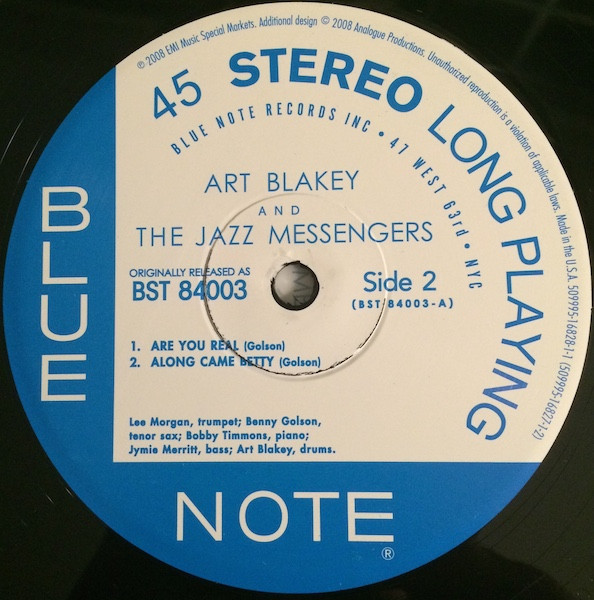 Art Blakey & The Jazz Messengers - Moanin' | Analogue Productions (AP 84003) - 4
