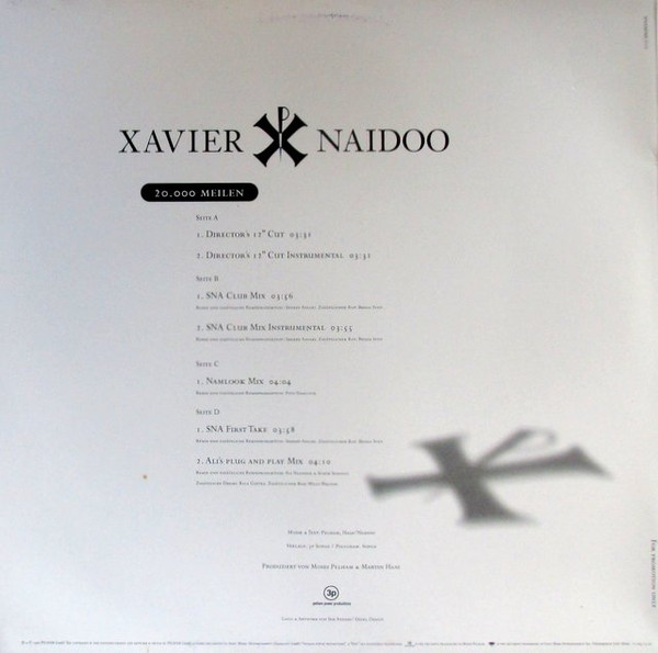 Xavier Naidoo - 20.000 Meilen | Pelham Power Productions (3P 665707 6) - 2