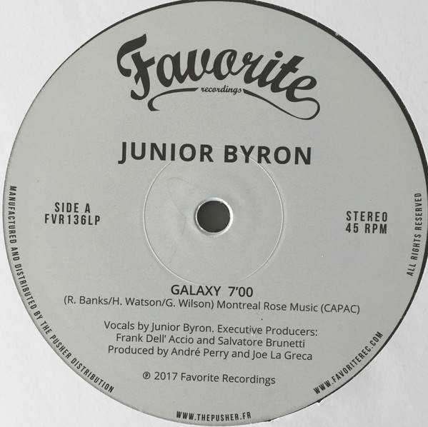 Junior Byron - Sunshine | Favorite Recordings (FVR136LP) - 2